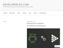 Tablet Screenshot of developerlife.com